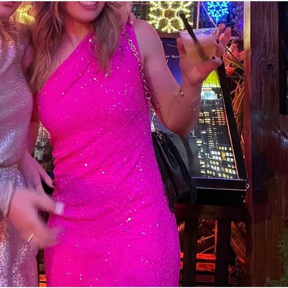 Generation Love Lucette One Shoulder Mini Sequin Dress size XS - Picture 1 of 6